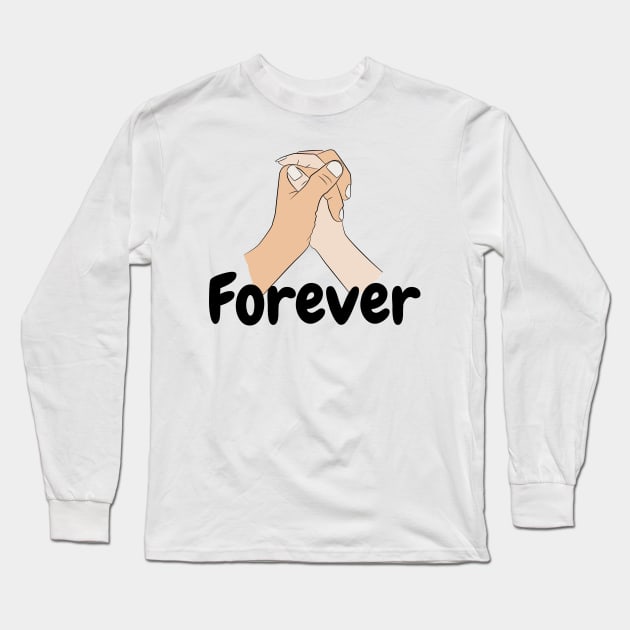 Together Forever Long Sleeve T-Shirt by Moipa